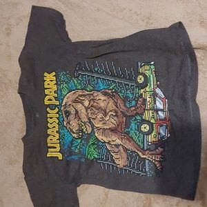 Universal Studios size 5 dark grey Jurassic Park t-shirt